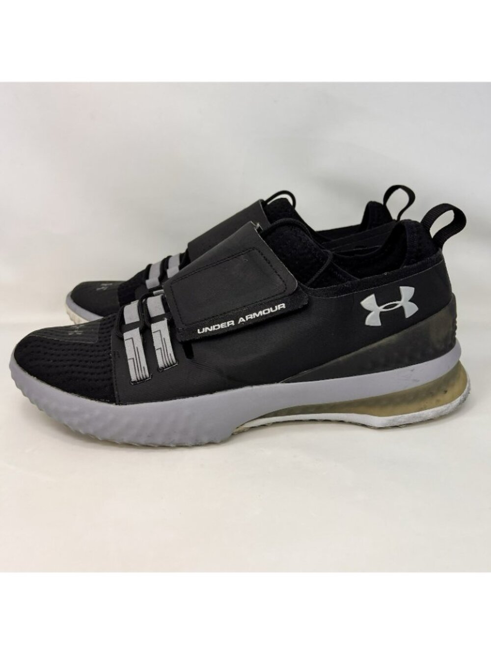 Under Armour Architech 3di Athletic Shoes Black Gray Men’s Size 11.5 View 2